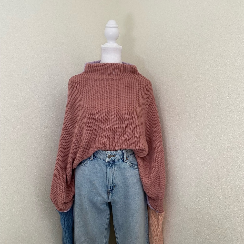 Pretty Little Thing Color Block Sweater